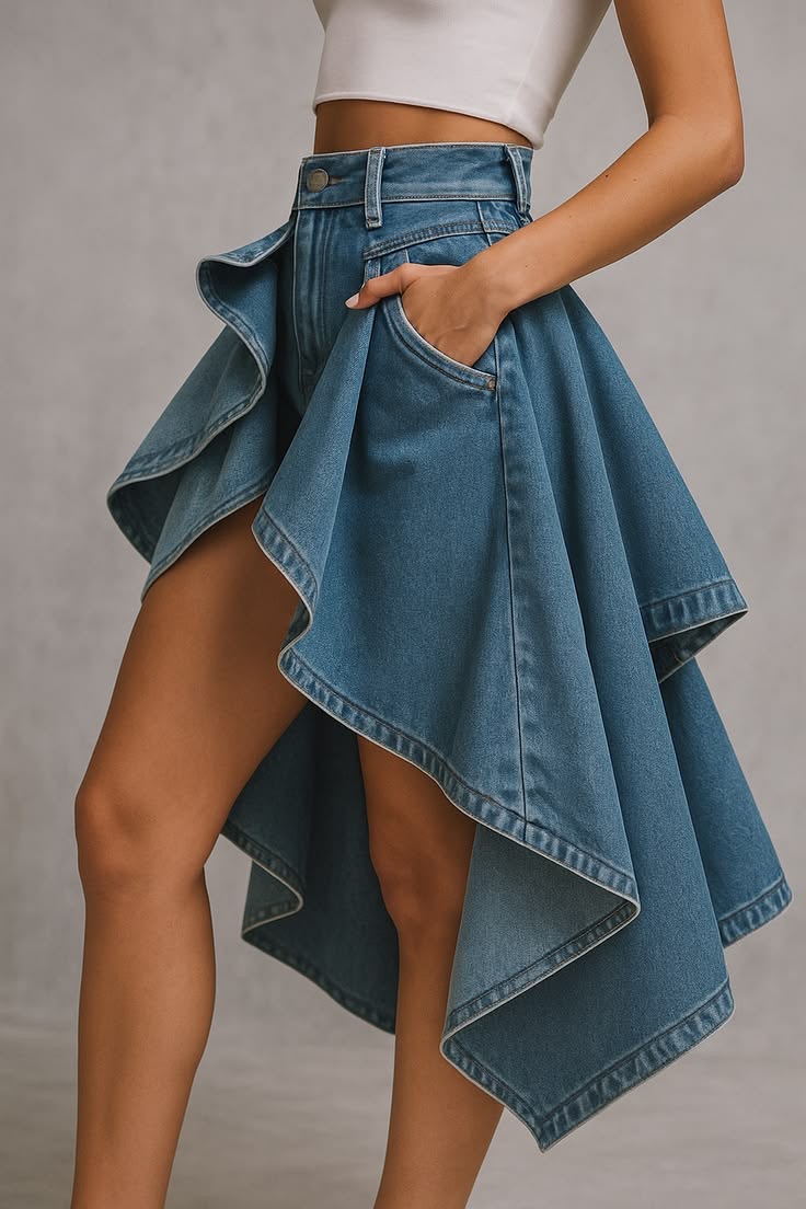 Veloura Asymmetric Skirt